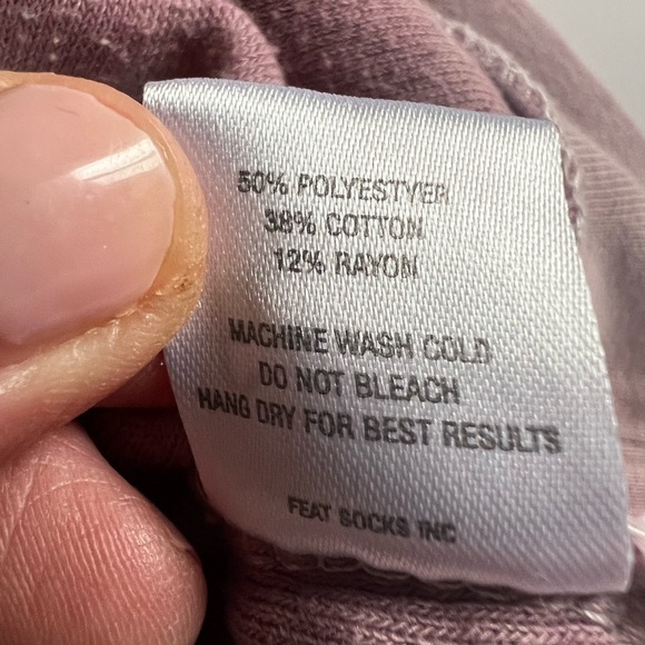 FEAT chevron fleece tie-dye sweatshirt crewneck sz M comfy streetwear - Picture 4 of 6